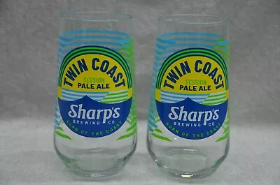 Buy 2x Sharps Twin Coast Session Pale Ale One Pint 20oz Beer Glass Brand New M24 • 16.99£