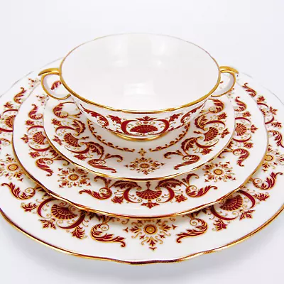 Buy Crown Staffordshire Bone China Dinner Place Setting For 1 Berkeley Square 4pc • 29.99£