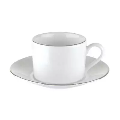 Buy Royal Worcester Classic Platinum Coffee Cup And Saucer • 6.10£