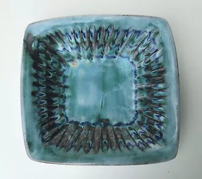 Buy Dennis Lucas Hastings Studio Pottery Blue Dish • 18£