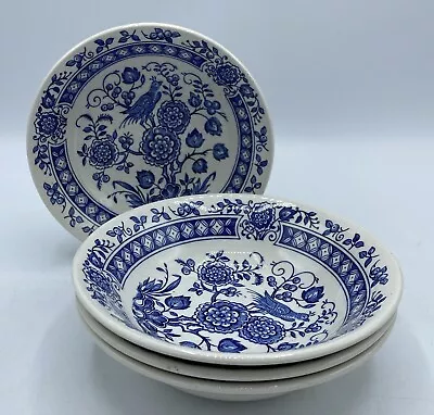 Buy Set Of 4 Broadhurst Nankin Blue & White Pottery Cereal Dessert Bowls • 18£
