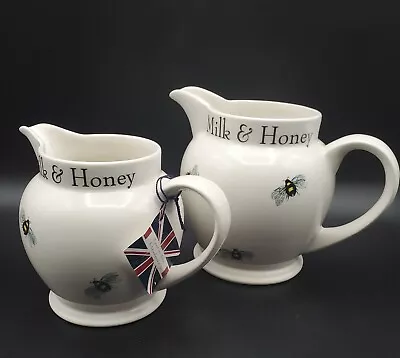 Buy 2 Arthur Wood Milk & Honey Pitchers: New, 2 Sizes, Made In England • 26.09£