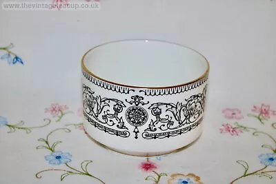 Buy RARE Royal Worcester English Bone China Padua Sugar Bowl Black And White • 10£