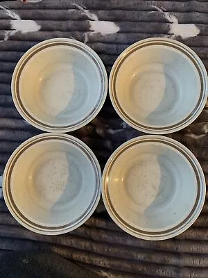 Buy 4 Vintage Royal Doulton Lambethware Sandsprite Stoneware Small Bowls • 4.99£