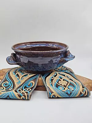 Buy Vintage Studio Pottery Hand Thrown Soup Bowl, Glazed • 14£