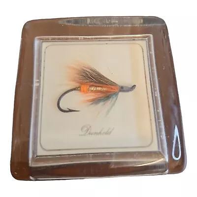 Buy Vintage Green Country Crafts Salmon Flies Glass Paperweight Green Highlander • 9.50£