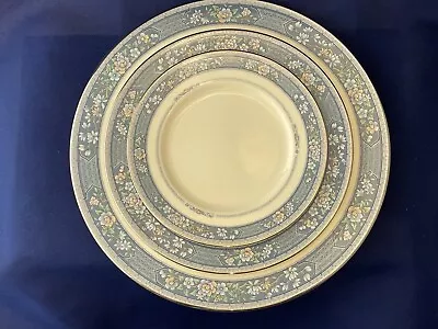 Buy Noritake ‘Randolph’ 9721 Plate Set Dinner Salad Bread 8 Available Unused • 20£