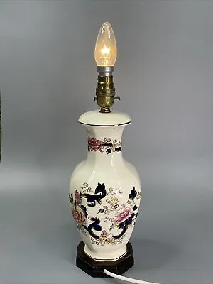 Buy Masons Ironstone Vase Table Lamp Blue Mandalay Porcelain Ceramic PAT Tested • 44.90£