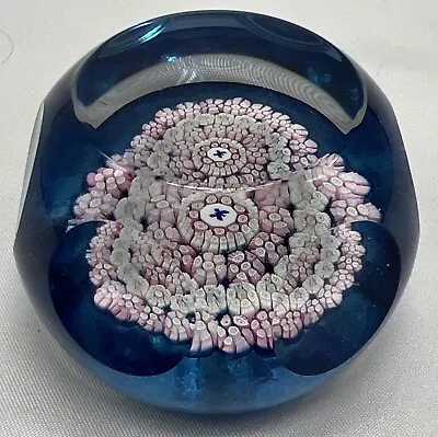 Buy Whitefriars Caithness Glass 1983 Daisy Millefiori Butterfly Faceted Paperweight • 102.70£