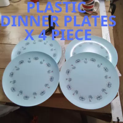 Buy Disney Stitch Blue For Kids Dinnweware Plastic Dinner Plates X 4 Piece Bran Dnew • 16£