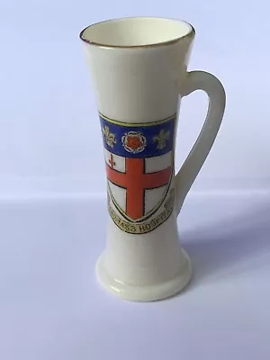 Buy Vintage WH Goss Crested China Ancient Tyg. St Thomas’s Hospital Crest. VGC. • 6.99£