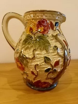 Buy Indian Tree Jug  By H J Wood  Stamped 585,hand Painted • 17.65£