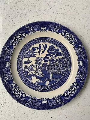 Buy Woods Ware Willow & Royal Staffordshire Willow Pattern Plates. To Sell Together • 7.80£