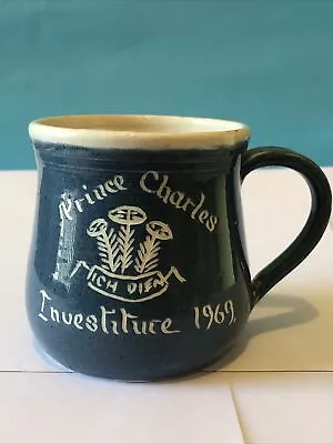 Buy Prince Charles Investitue 1969 - Welsh Studio Pottery Mug • 5£