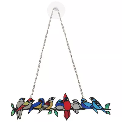 Buy Acrylic Bird Suncatcher Bird Stained Glass Window Stained Glass Birds Images • 7.99£