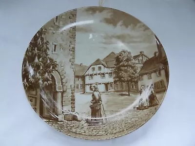 Buy Vintage Kaiser Sepia Plate/wall Hanging  The Rundhofchen At Gelsenkirchen 1850  • 4.49£