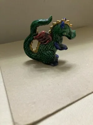 Buy Studio Pottery Dragon Figure,Dragon Ornament.Unknown Maker • 12.50£