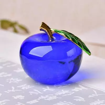 Buy Apple Ornaments Multicolor Glaze Glass Home Decoration Crystal Quartz  Souvenir • 27.02£