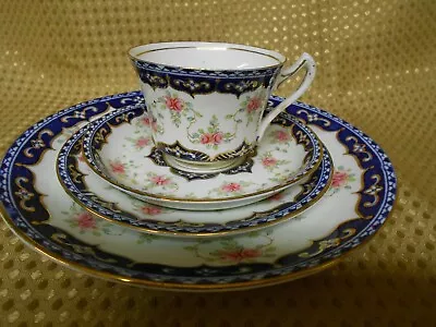 Buy Antique Vintage Sutherland China 4 Piece Tea Set Hand Painted Highly Decorative • 60£