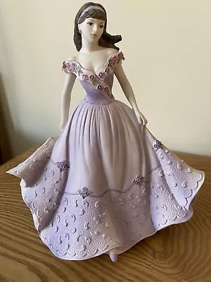 Buy Coalport Figurine Lavender Walk From The Age Of Elegance Collection, 1994. • 19.75£