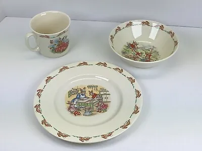 Buy Bunnykins Find Bone China World Doulton Three-piece Set • 23.10£