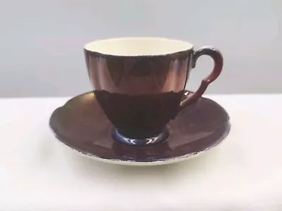 Buy Vintage Carlton Ware Rouge Royale Demitasse Cup & Saucer Hand Painted 1960’s • 14.99£