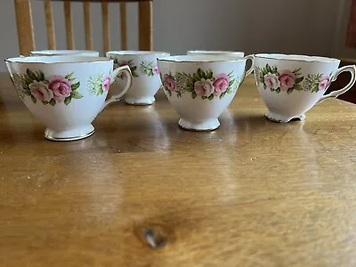 Buy 6 X Colclough Bone China Teacups And Saucers • 5£