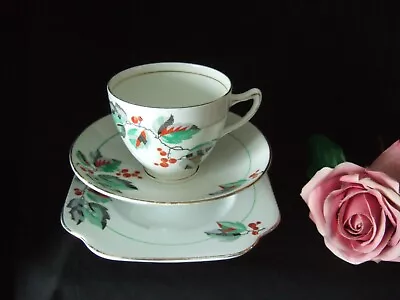 Buy Vintage Colclough Leaf Design Bone China Cup, Saucer & Tea Plate Trio # • 3.99£