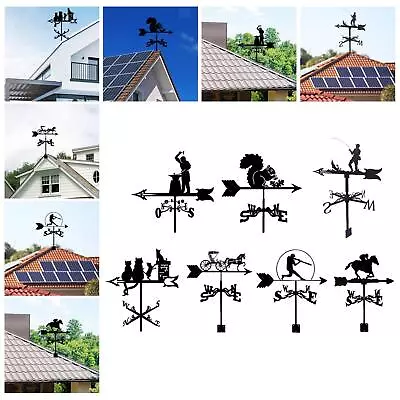 Buy Roof Weathervane Scene Stake Outdoor Garden Yard Barn Farm Crafts Ornament • 20.75£