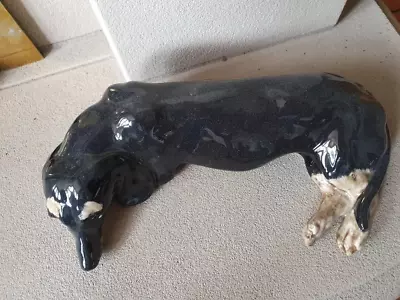 Buy Jenny Winstanley Pottery  Dachshund Size 6  Cathedral Eyes • 60£