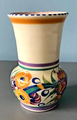 Buy Antique 1934-7 Poole Pottery Vase  EE  Pattern Traditional Ware Shape  567  • 29.50£