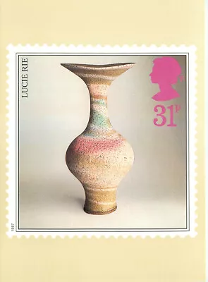 Buy Postcard Stamp Of Lucie Rie Pottery By Tony Evans • 4.61£