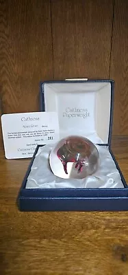 Buy Very Rare Limited Edition Of 1000 Caithness 'Space Rose' Art Glass Paperweight • 17.98£