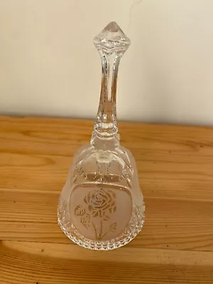 Buy Vintage Cut Glass Crystal Hand Bell  • 10£