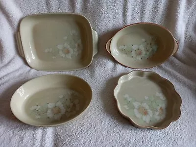 Buy Four Pieces Denby Daybreak Oven To Table Ware - Used For Display, Excellent. • 60£