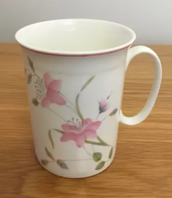 Buy Roy Kirkham Pottery - Coffee Mug - Bone China - Pink Flowers - Excellent  • 4.50£