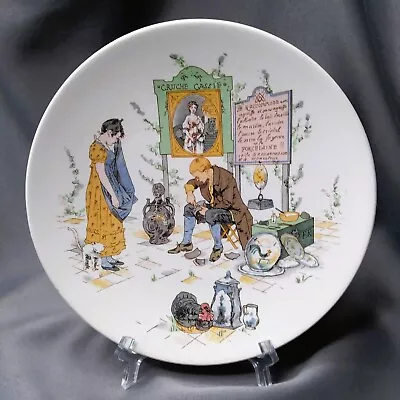 Buy French Faience Sarreguemines Story Plate LA CRUCHE CASSEE Froment - Richard • 20.91£