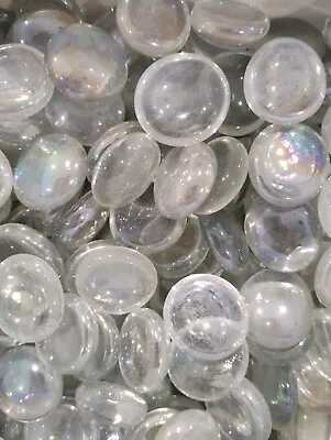 Buy CLEAR Glass Nuggets Pebbles Stones Gems Bubble Wedding Decor CRAFT • 5.99£