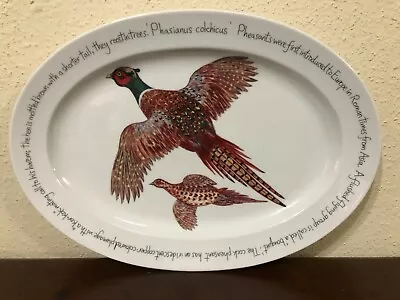 Buy Richard Bramble Jersey Pottery Pheasant Oval Platter 15 1/4  X 11  Signed   • 158.70£