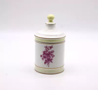 Buy VISTA ALEGRE Portuguese Porcelain Jar With Lid LA - 23 Purple Flower Yellow 6  • 4.99£