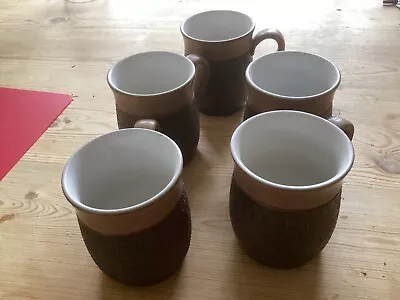 Buy 5 Vintage Denby Cotswold Mugs Good Used Condition • 7.50£