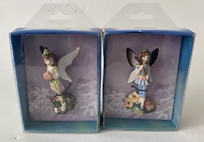 Buy Royal Doulton Miniature Disney Fairies Figurines Bess & Prilla Boxed • 12£