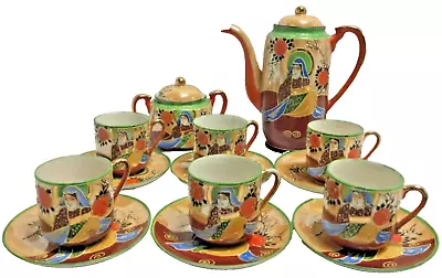 Buy Genuine Samurai China Coffee Set Japanese Handpainted 6 Place Set Reg No 0539405 • 30£