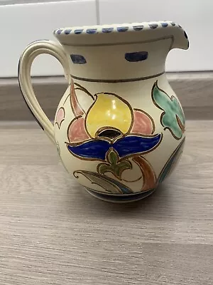 Buy Vintage Honiton Pottery Hand Painted Jug. Approximately 14.5 Cm Tall. Lovely!! • 14.50£
