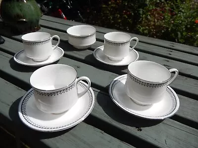 Buy Paragon Olympus 4 Teacups And Saucers And Sugar Bowl Bone China • 15£