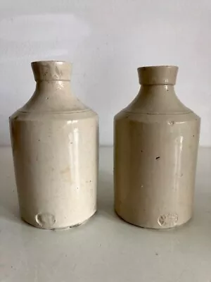 Buy Antique Bottles Stoneware X 2 William Powell Of Bristol Victorian • 20£