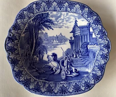 Buy Cauldon England Blue And White Chariot Plate  • 20£