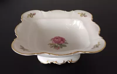 Buy Hutschenreuther Silvia Rose Fine Bavarian Porcelain 10  Square Vegetable Bowl • 20.88£