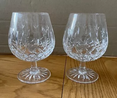 Buy Pair 0f Edinburgh International Hand Cut Lead Crystal - Shetland Brandy Glasses • 12£