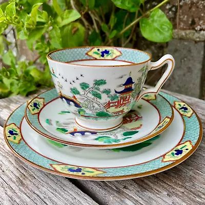 Buy VINTAGE PARAGON CHINA REPRODUCTION OF OLD CHINESE Trio Cup Saucer & Plate VGC • 29.99£